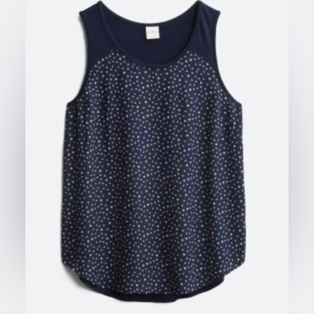 Kaileigh Carah Mixed Material Tank Top